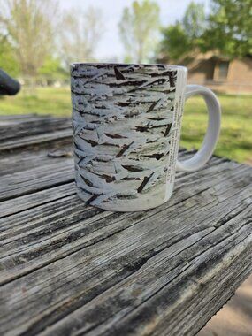 AMARC Aircraft Boneyard Souvenir Coffee Mug Cup Ghost Amarg Arizona USA 1995 Vtg